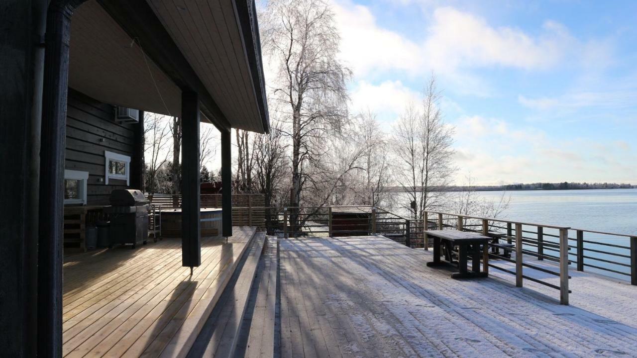Riverside Cottage Aalto Borealis Keminmaa Bagian luar foto